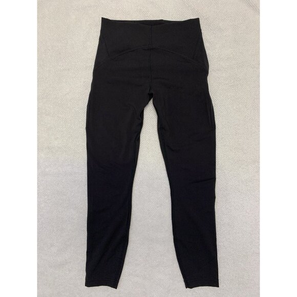 Lululemon Instill High Rise Black Legging Size 6 - Picture 1 of 7